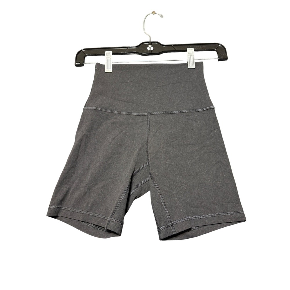 Lululemon Align High-Rise Short 6" Women Size 2 Black Yoga Biker